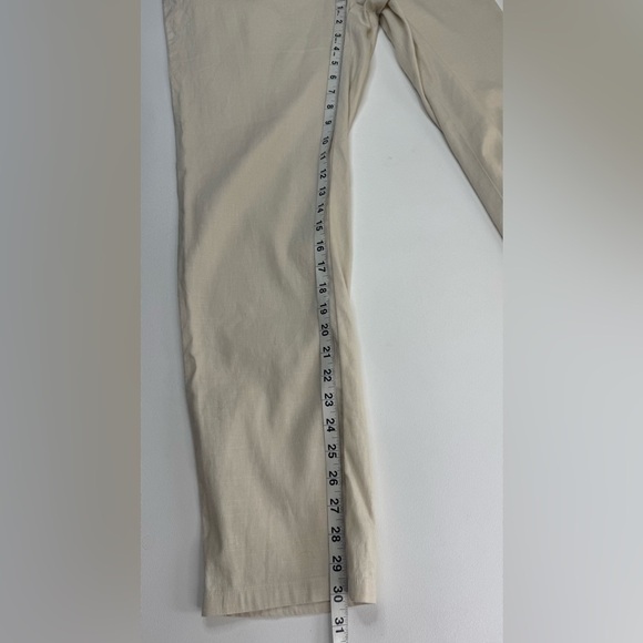 Soft Surroundings Pull On Linen Blend Elastic Waist Pants Womens Size Medium - Picture 5 of 8